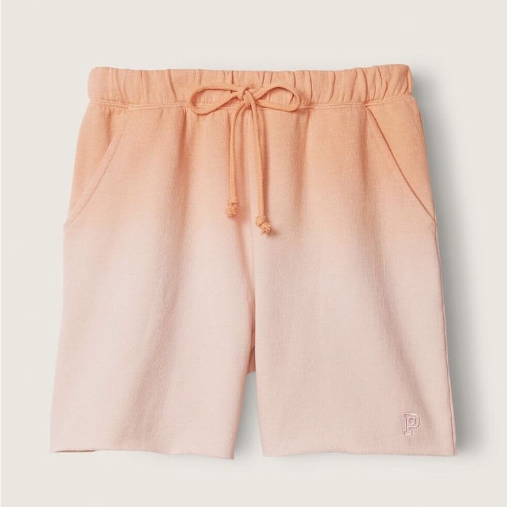PINK Victoria's Secret Ombre Shorts - Peach and Cream